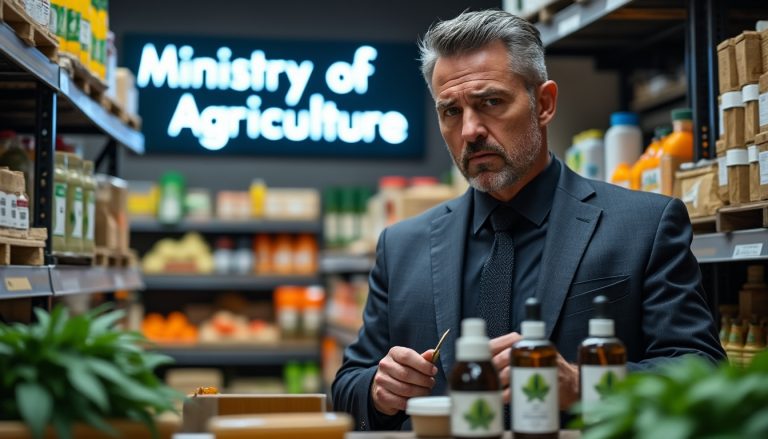 le ministère de l'agriculture demande le retrait immédiat des produits alimentaires contenant du cbd du marché, soulignant les risques pour la santé et la réglementation en vigueur.